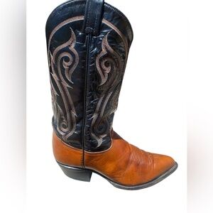 Tony Lama 2 tone leather men’s boots SZ 8.5